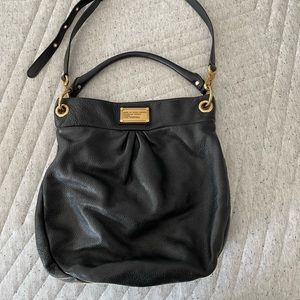 Marc Jacobs black leather crossbody bag